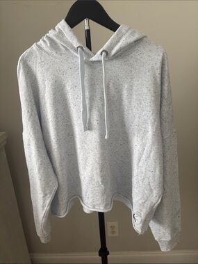 Calvin Klein Jeans Light Gray Speckled Hoodie